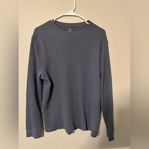 H&M Men’s Waffled Long Sleeve T Shirt